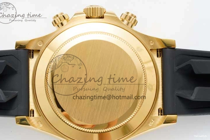 QF Dial Rubber Oysterflex on Daytona SA4130 Edition 1:1 Best Black Strap 116518 0409